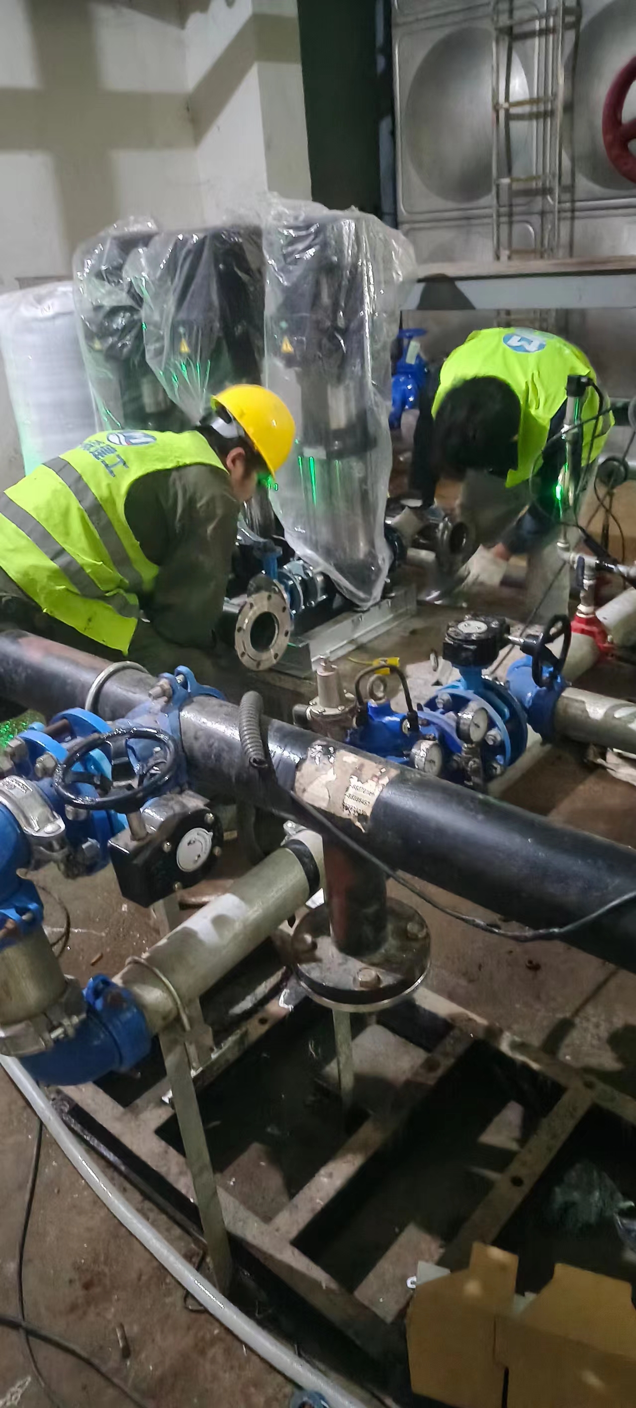 杭州拱墅区大运桥西府小区物业水箱清洗(图3)